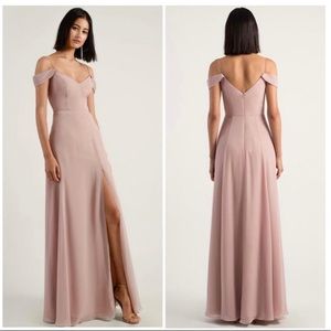 Jenny Yoo Whipped Apricot “Priya” Gown - Bridesmaid Dress